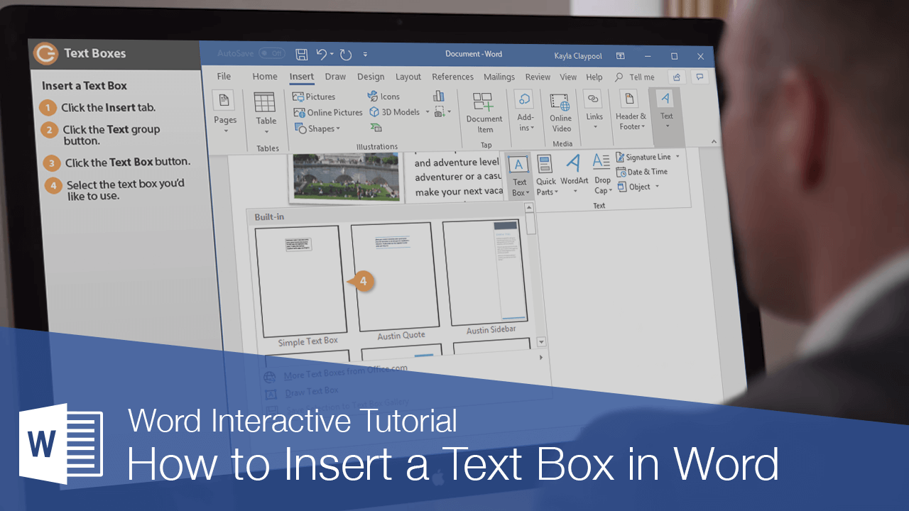 How to Insert Text Box in Word